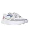 Tenis para mujer TA851 color Talco con combiando